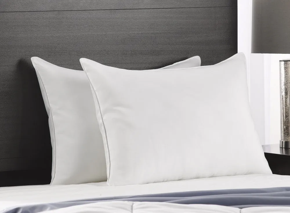 2 Pack Exquisite Hotel Signature Memory Fiber Filled Pillows / Standard Size