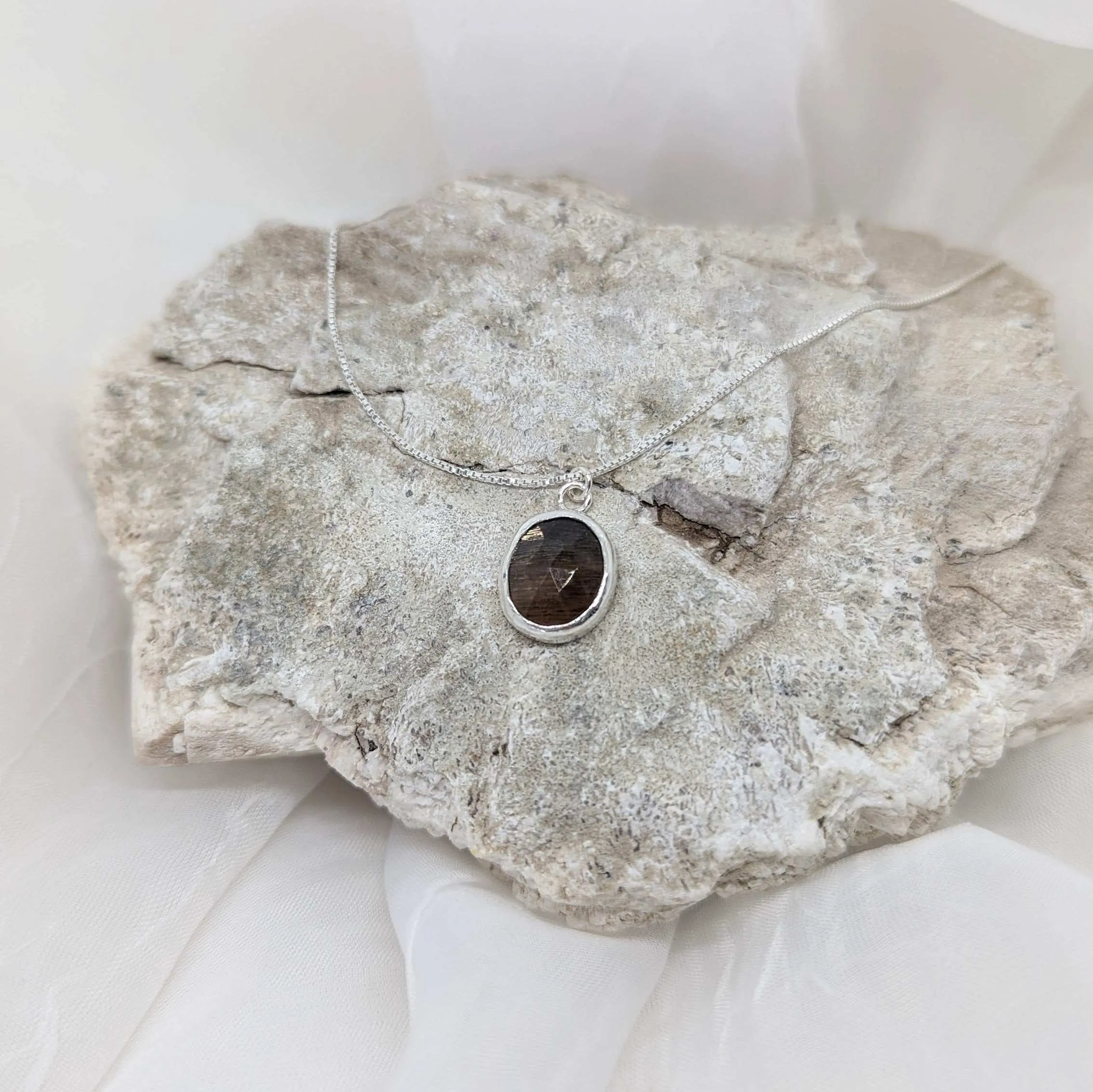 Brown Moonstone Necklace
