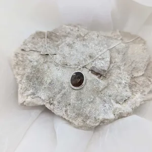 Brown Moonstone Necklace