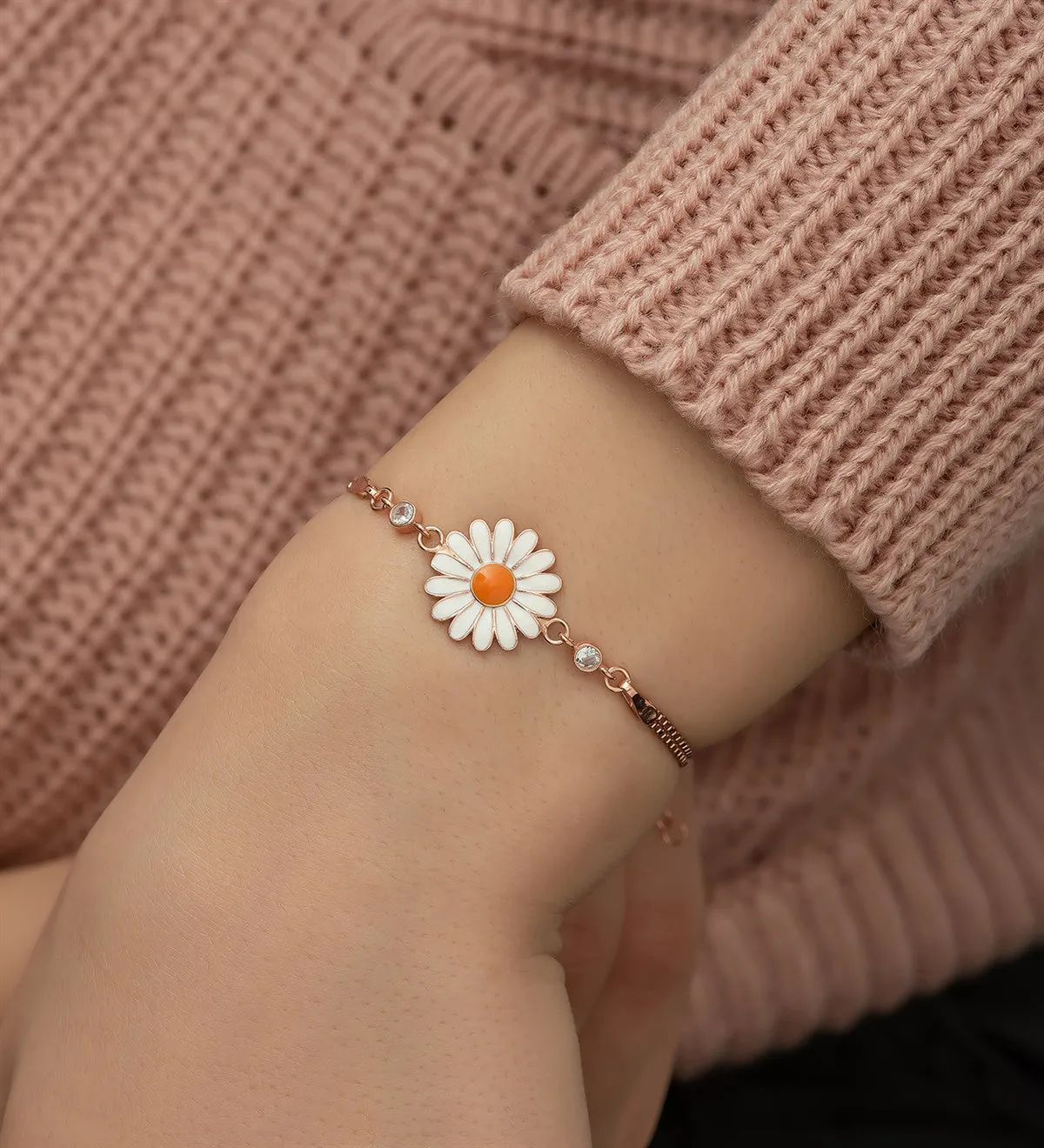 Daisy Flower Bracelet