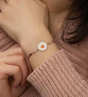 Daisy Flower Bracelet