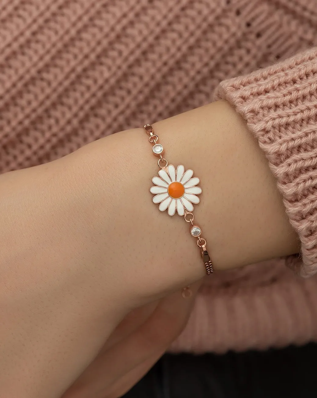 Daisy Flower Bracelet