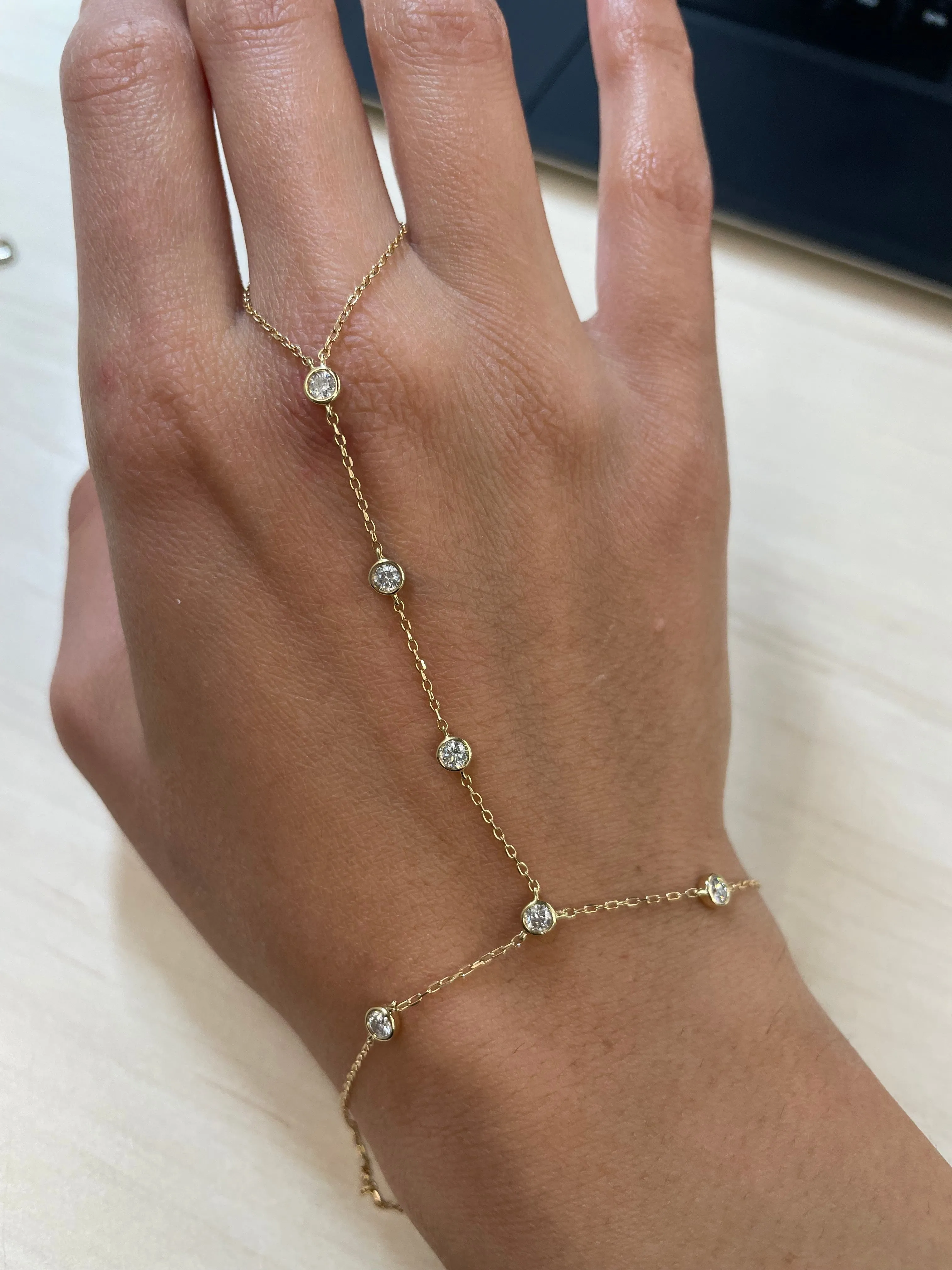 Diamond By The Inch Hand Chain