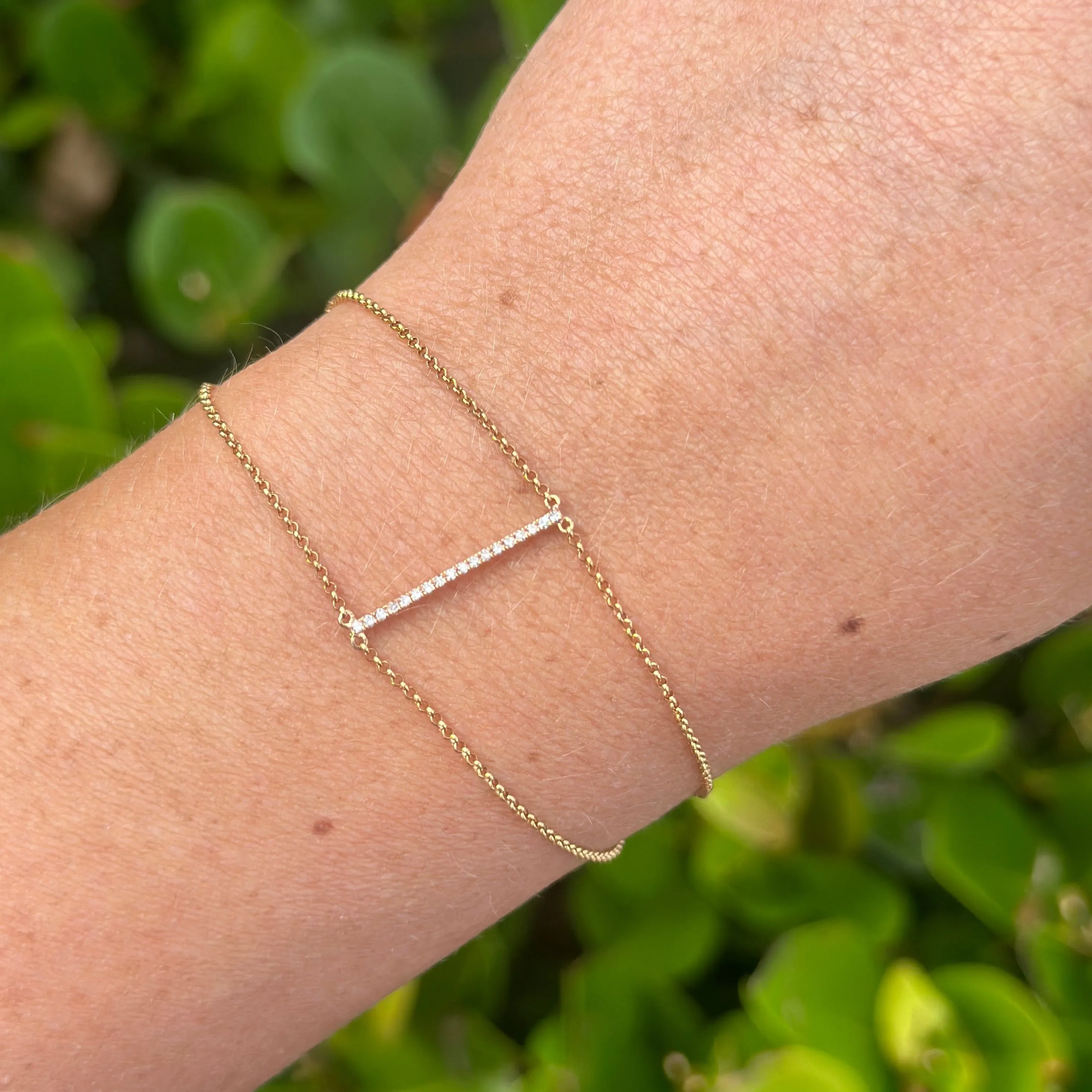 Diamond Line Bracelet