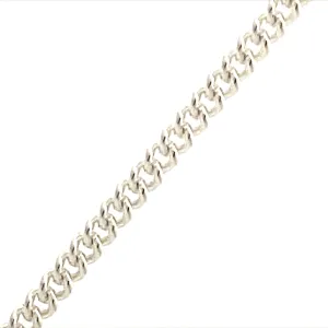 Encircle Silver Curb Chain Permanent Bracelet