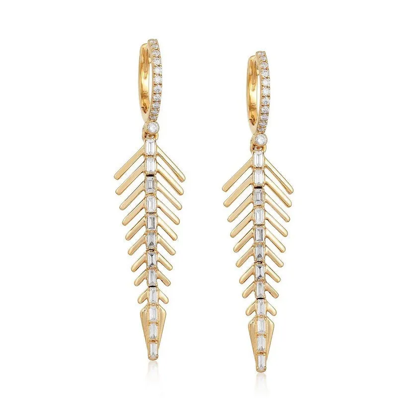 Exquisite Diamond Drop Earrings