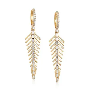 Exquisite Diamond Drop Earrings