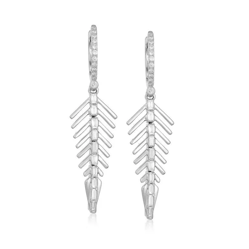 Exquisite Diamond Drop Earrings