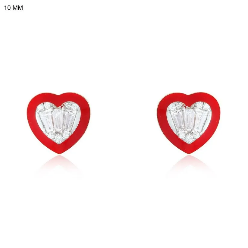 Exquisite Diamond Ear Studs Earrings