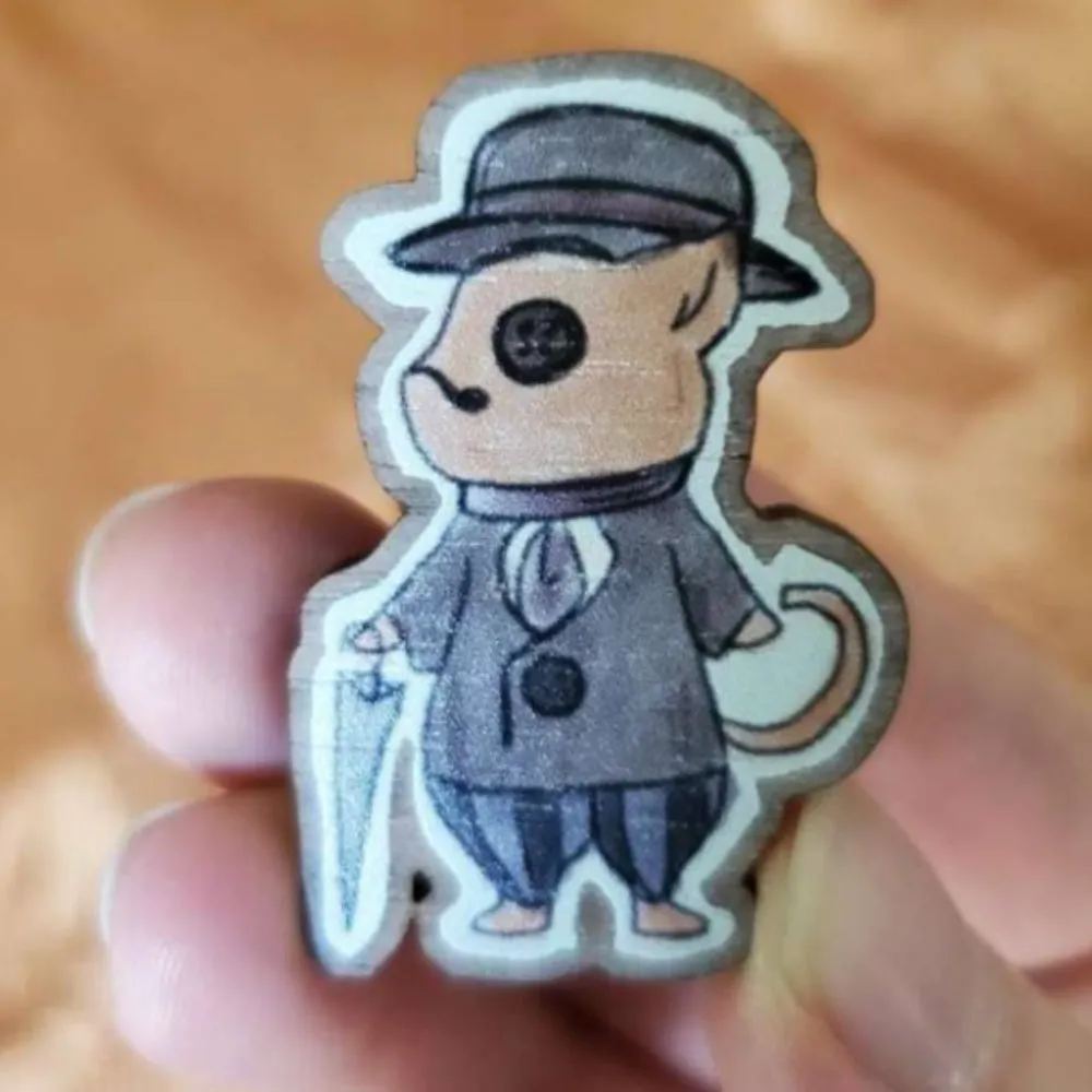Exquisite Wooden Pin