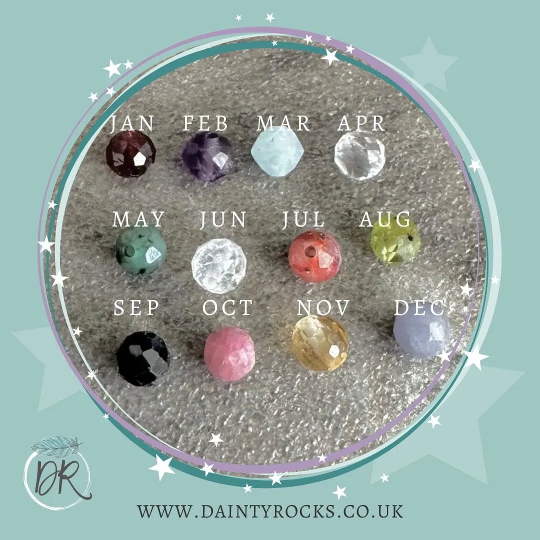 Family Birthstone Stacking Bracelet Set of 3, Gift for Mum