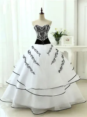Glamorous Sweetheart Ball Gown Wedding Dresses
