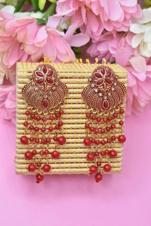 Golden Oxidized: Exquisite Party & Wedding Earrings