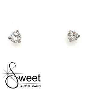 Lab Created Diamond Stud .50cttw