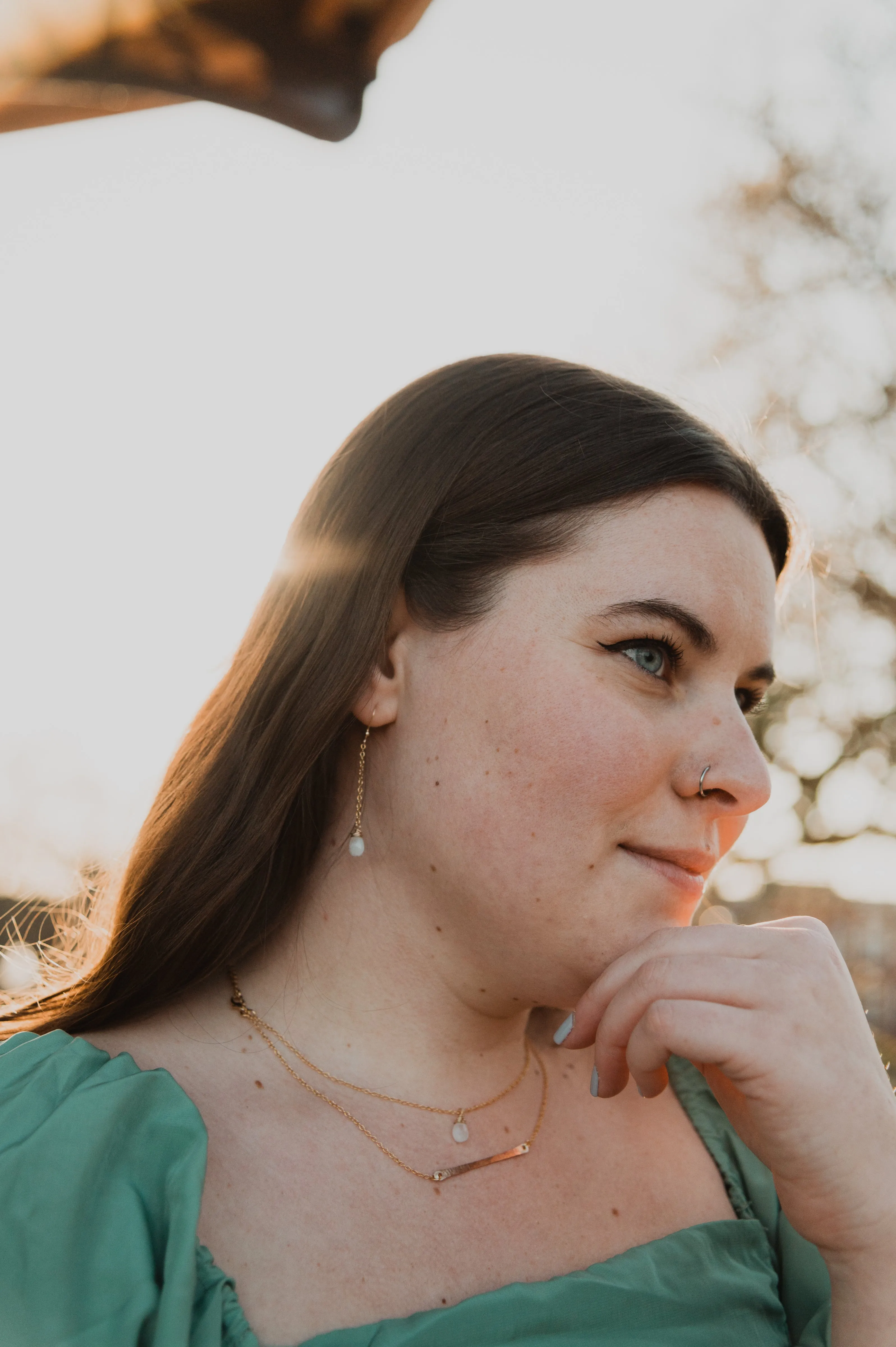 Moonstone Drop Earrings
