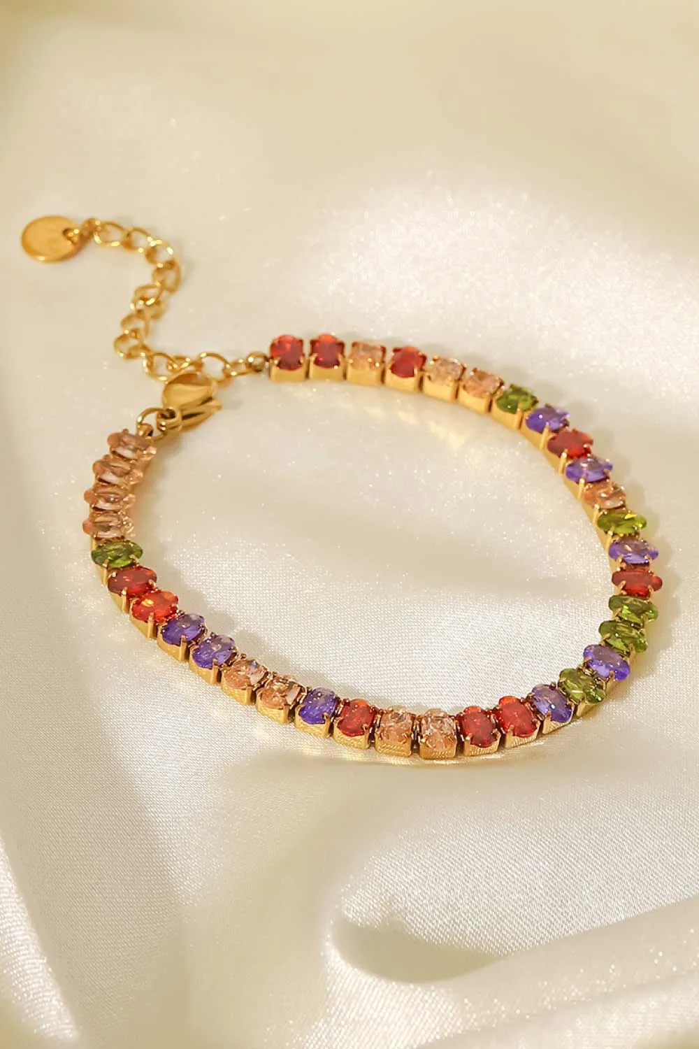 Multicolored Zircon Bracelet