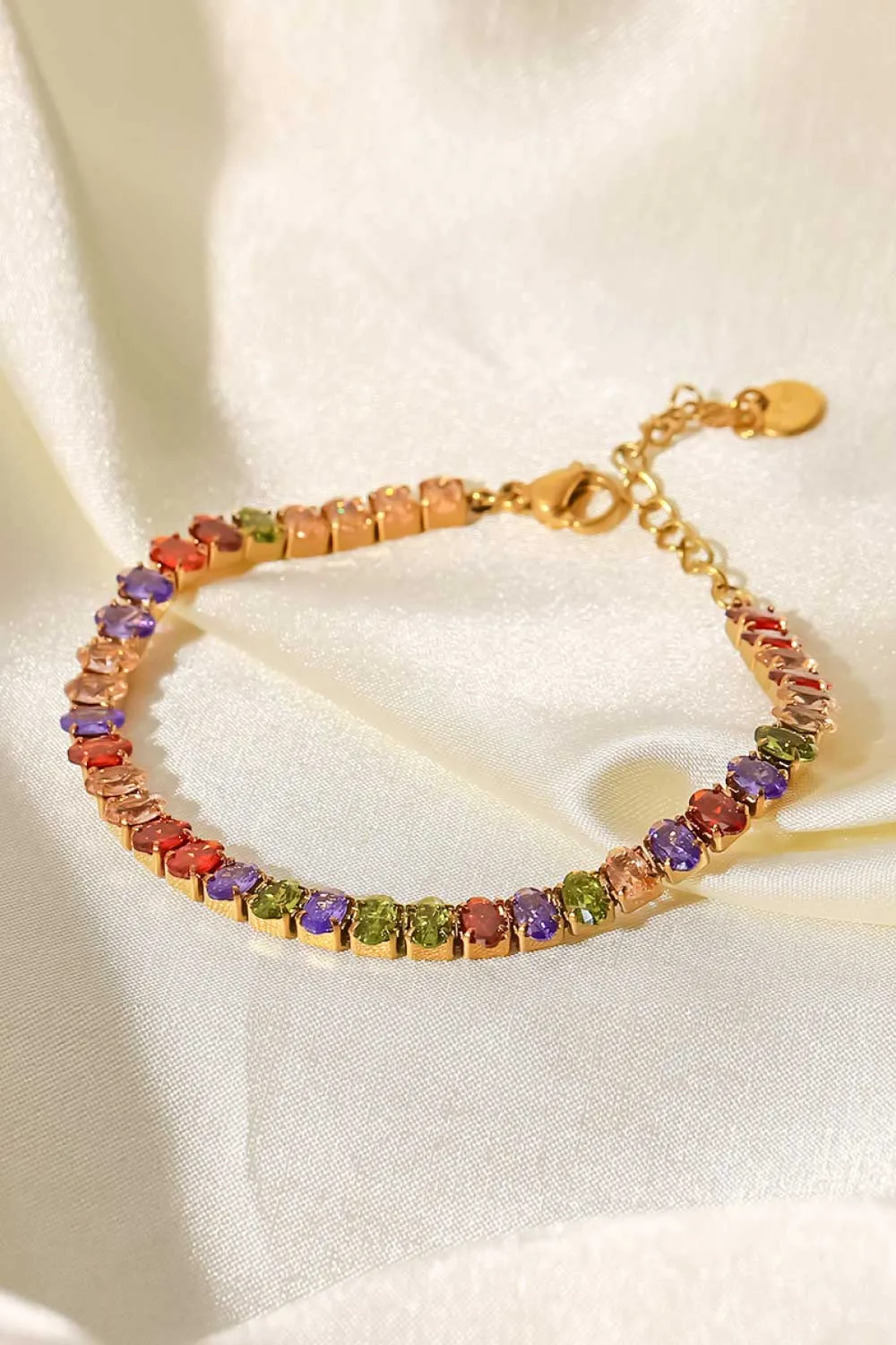 Multicolored Zircon Bracelet