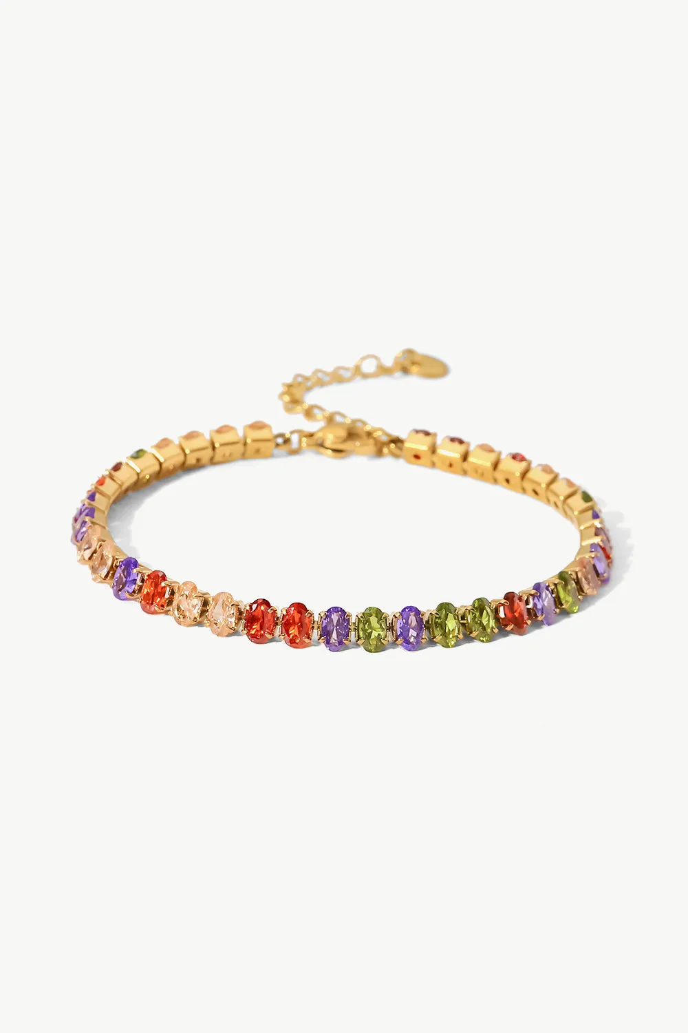 Multicolored Zircon Bracelet