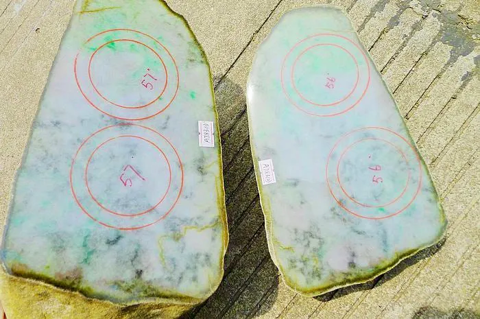 Natural Jade Rough Jadeite Raw 14.88kg