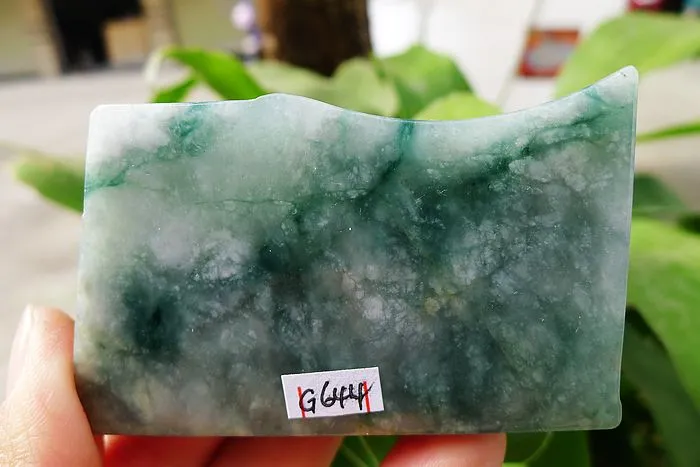 Natural Jade Rough Jadeite Raw (162g,7.1X4.4X1.65cm)