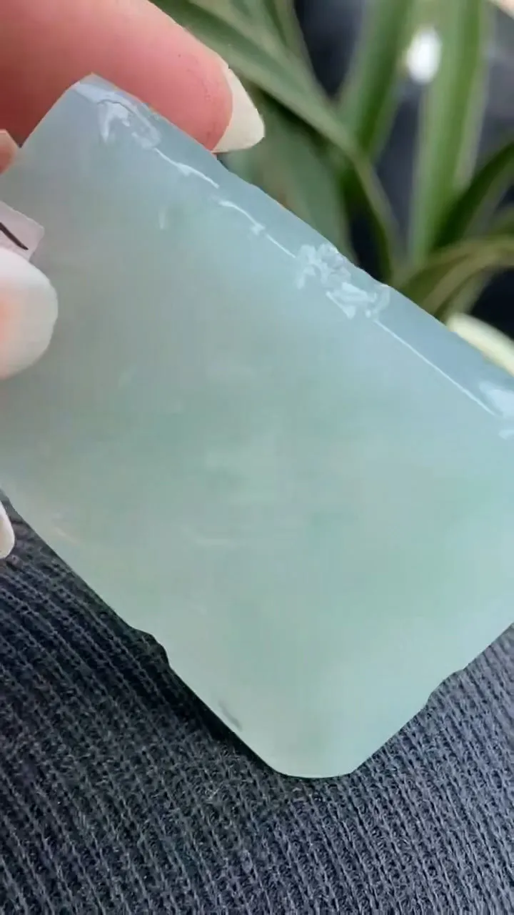Natural Jade Rough Jadeite Raw (40g,53X35X8.9mm)-A5671