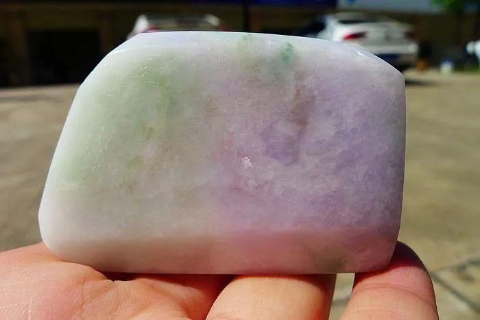 Natural Jade Rough Jadeite Raw (72g,5.9X4.1X1.1cm)