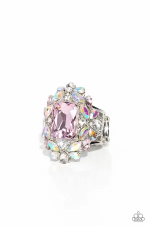 Paparazzi Dynamic Diadem - Pink Ring P4RE-PKXX-280XX