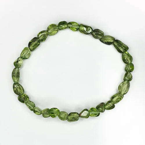 Peridot Nugget Bead Bracelet 333