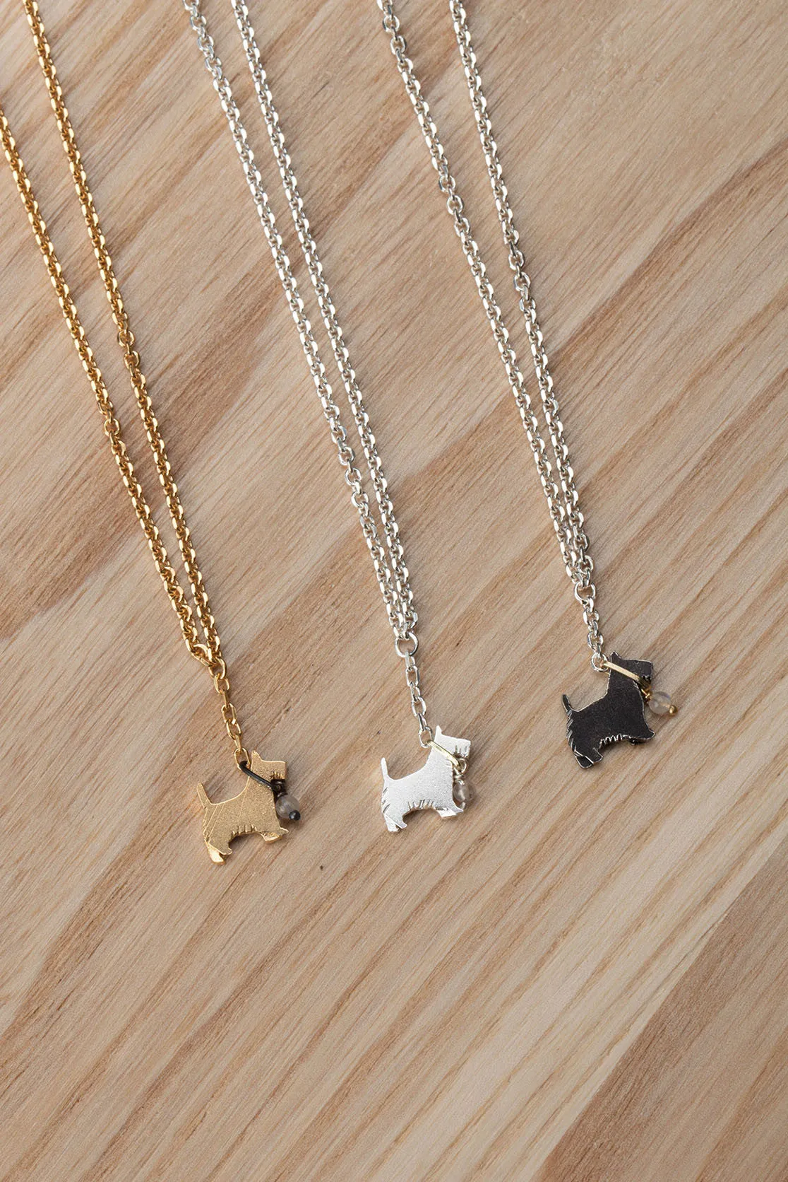Scottie Dog On A Lead Bracelet