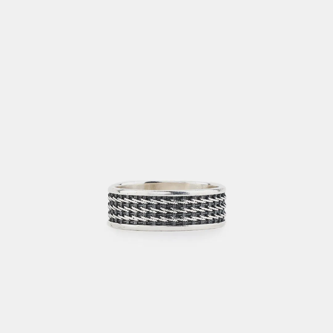 Silver Kusari Ring