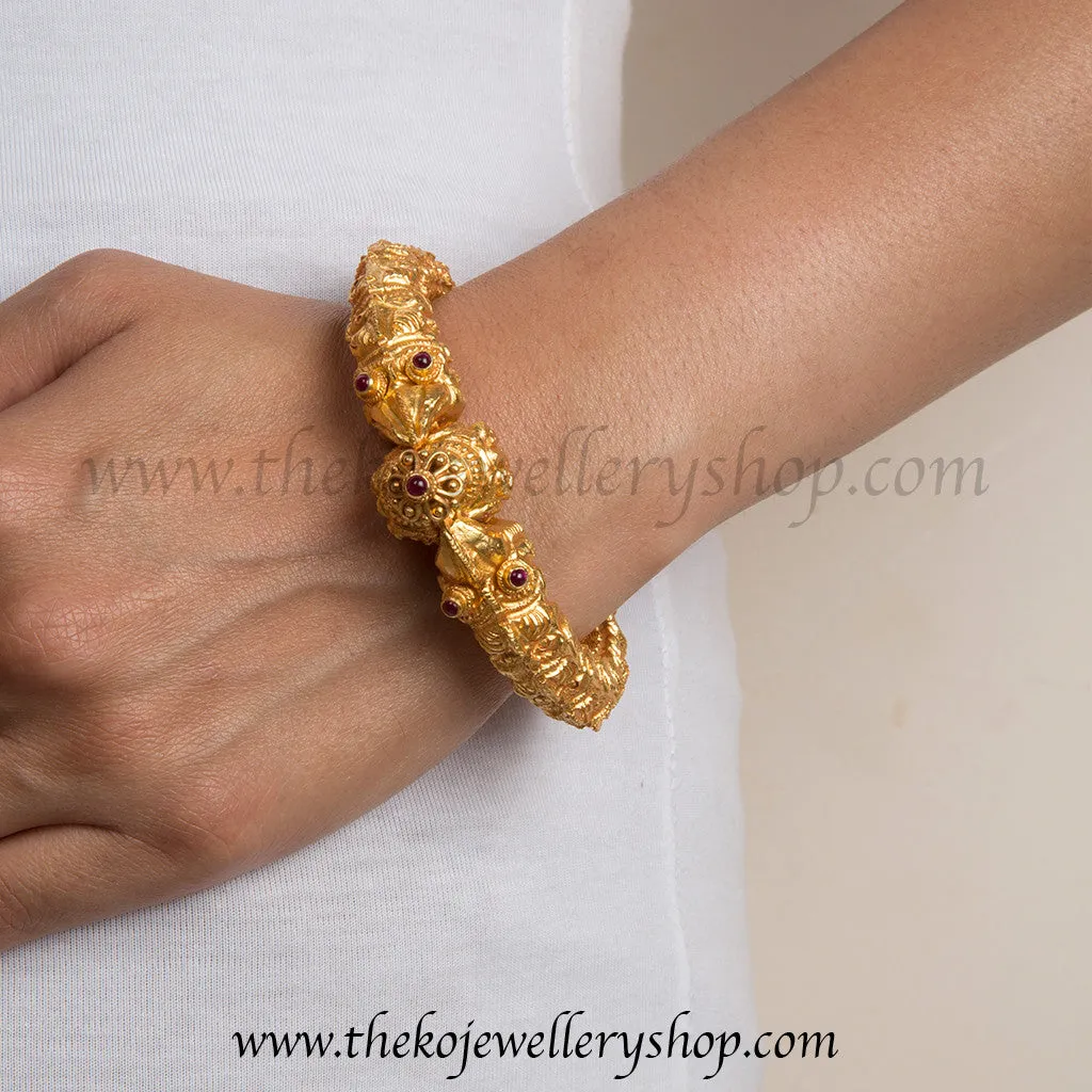 The Silver Simha-Kada Bracelet (Size 2.2/2.4/2.6/2.8)