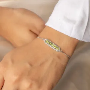 Unfading Tie Peridot Bracelet