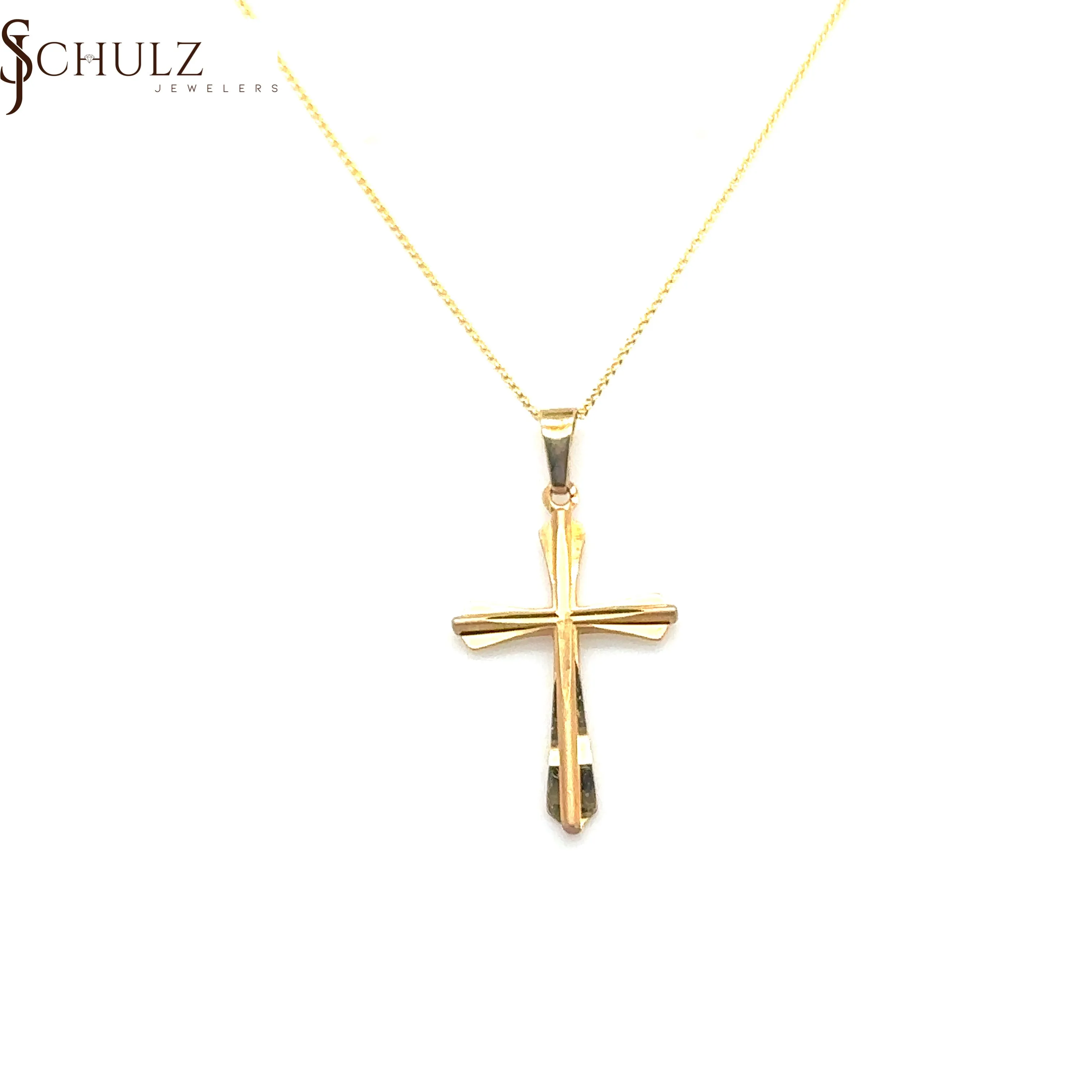 Yellow Gold Cross Pendant