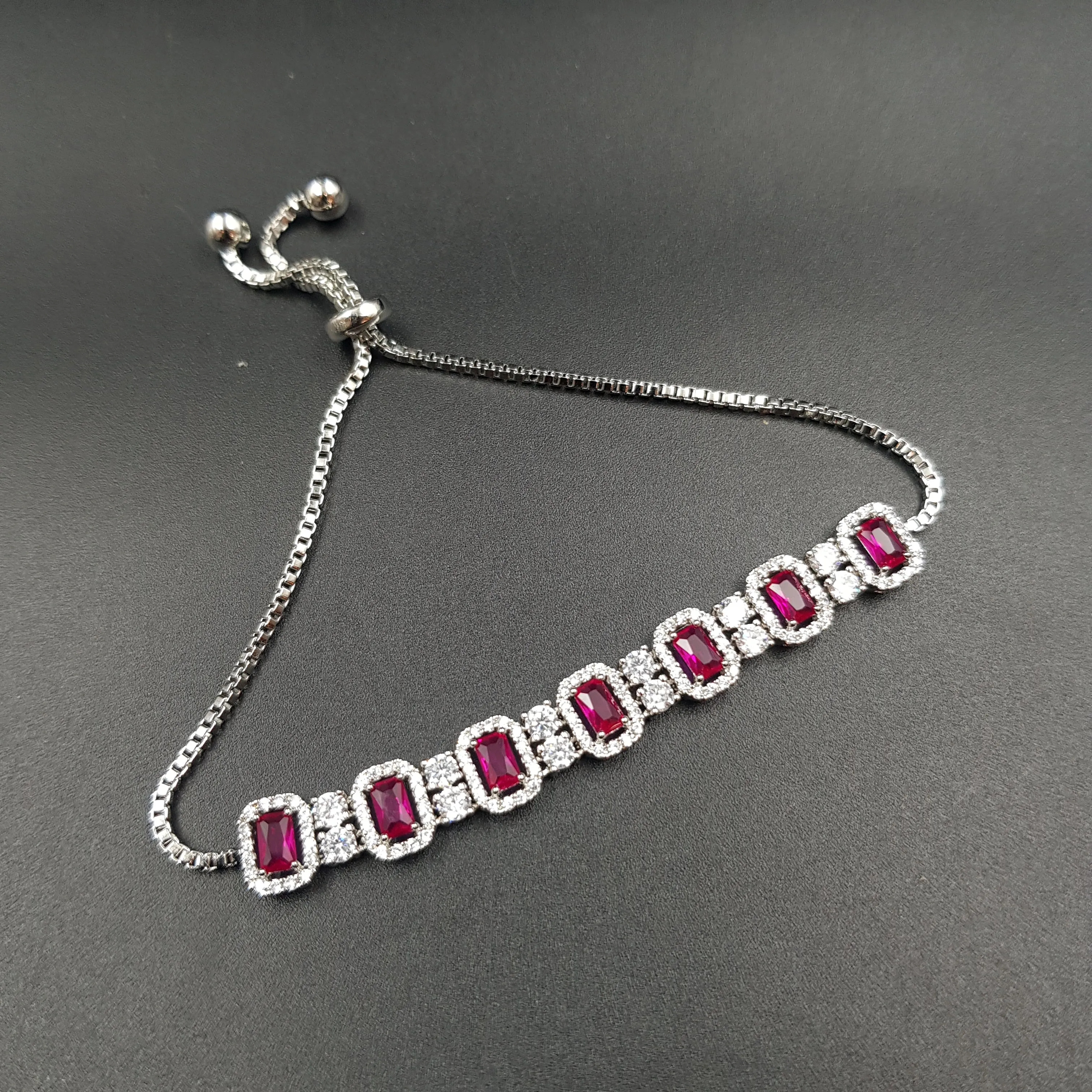 Zircon/AD Adjustable Bracelet 5029-05